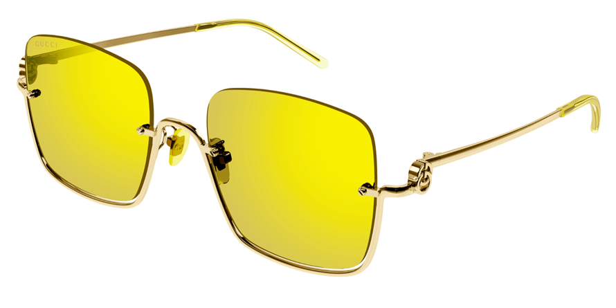 משקפי שמש גוצ'י לנשים GG1279S זהב מרובעות