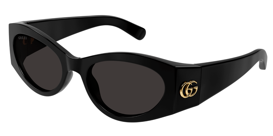 משקפי שמש גוצ'י לנשים GG1401S מבריק, שחור עגולות