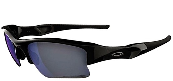 משקפי שמש אוקלי FLAK JACKET XLJ OO9009 שחור, מבריק אובאליות
