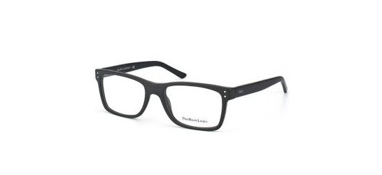 משקפי ראיה פולו ראלף לורן לגברים PH 2057 שחור, מט מרובעות
