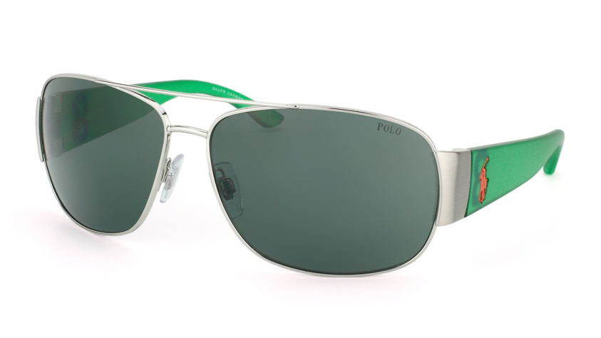 משקפי שמש פולו ראלף לורן PH 3063 ירוק טייסים, מרובעות