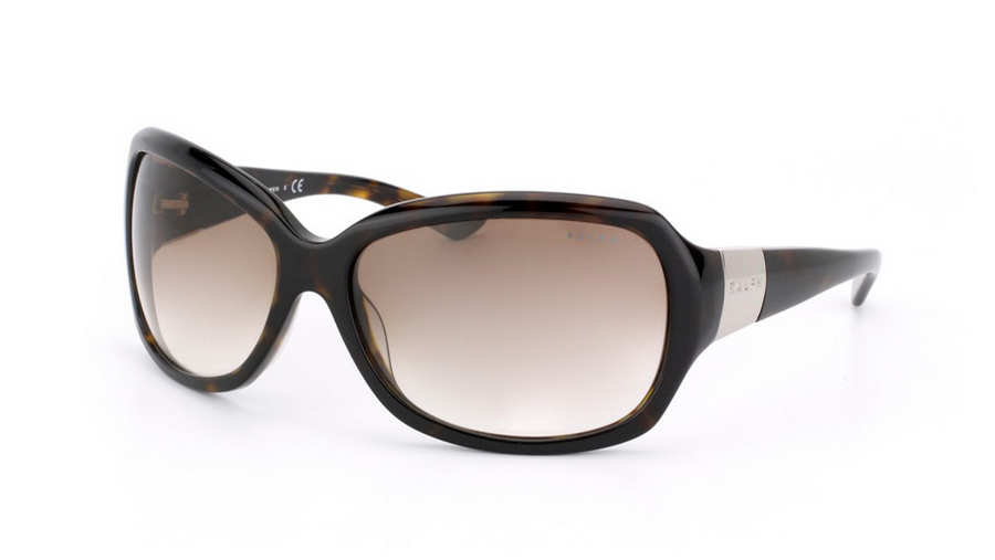 משקפי שמש ראלף לנשים RA5005 חום, מנומר מרובעות, oversized - אוברסייז