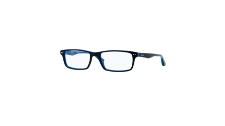 משקפי ראיה רייבן RB 5277 שחור, כחול מלבניות