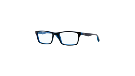 משקפי ראיה רייבן RB 5288 אפור, כחול מלבניות