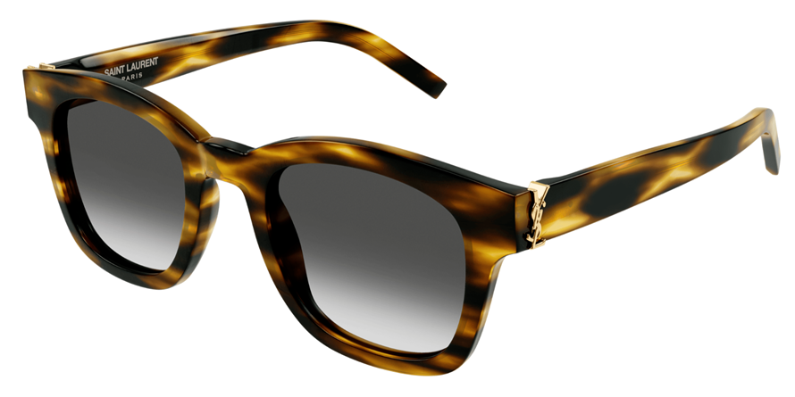 משקפי שמש איב סן לורן לנשים SLM124S זהב, חום, מנומר מרובעות
