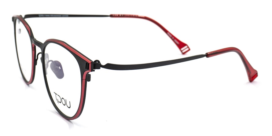 משקפי ראיה טידו TT34 אדום, מט, שחור עגולות