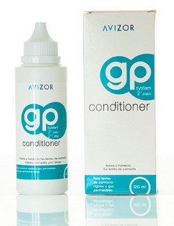  | avizor אביזור  | חומר ניקוי שטיפה והשרייה לעדשות מגע קשות gp conditioner